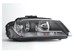 Depo - Audi A3 Sağ Ön Far Motorlu Siyah Depo Marka 2009-2011 8P0941004B