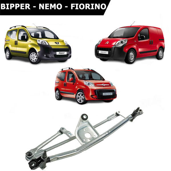 Bipper Nemo Fiorino Ön Silecek Mekanizma Motor Hariç 6401G6