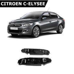 yan sanayi - C-Elysee Ön Tampon Braketi Sağ Sol Takım 1608700480 2012 2016