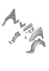 Orjinal - BERLİNGO ÖN ÇAMURLUK BAĞLANTI SACI SAĞ ORİJİNAL 2009 - 2014