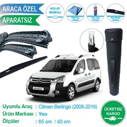 yerli üretim - CITROEN BERLİNGO ÖN VE ARKA SİLECEK SÜPÜRGE TAKIMI ÇANTA HEDİYELİ