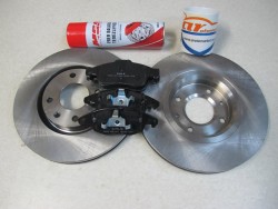 yan sanayi - CITROEN BERLİNGO YENİ MODEL ÖN FREN DİSK ve BALATA SETİ - HEDİYELİ 