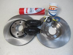 yan sanayi - CITROEN C5 ÖN FREN DİSK ve BALATA SETİ 2001 - 2006 HEDİYELİ