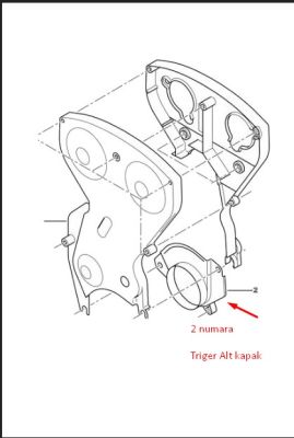 CITROEN SAXO VTS TRİGER KAPAĞI ALT ORİJİNAL