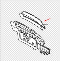 Orjinal - CITROEN ZX STATION WAGON ARKA BAGAJ CAMI LASTİĞİ