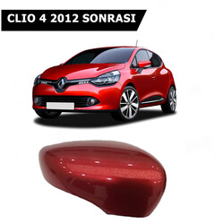İthal - Clio 4 Dış Ayna Kapağı Sağ Taraf Kırmızı Renk 2012 Sonrası