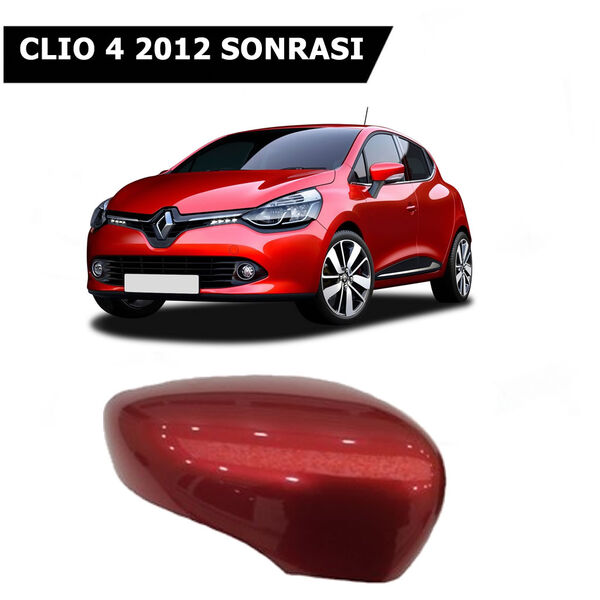 Clio 4 Dış Ayna Kapağı Sağ Taraf Kırmızı Renk 2012 Sonrası