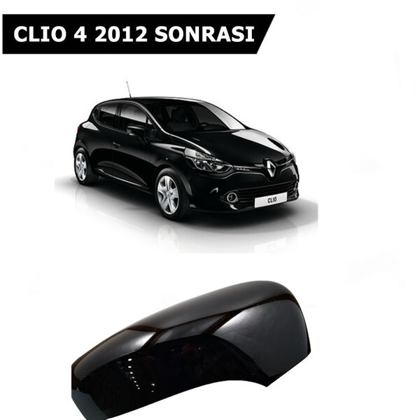 Clio 4 Dış Ayna Kapağı Sağ Taraf Siyah Renk 2012 Sonrası