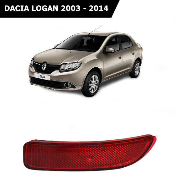 Dacia Logan Arka Tampon Reflektörü Sağ 2003 - 2014 8200751779