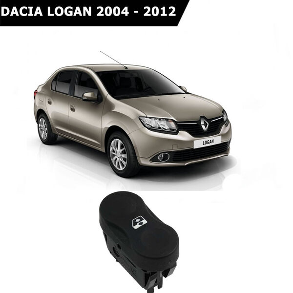 Dacia Logan Cam Düğmesi Yan Sanayi 2004 - 2012 8200325065