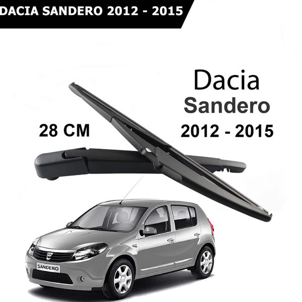 Dacia Sandero Arka Silecek Kolu Ve Süpürgesi Takım 2012 - 2015