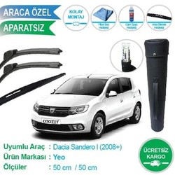 yerli üretim - DACIA SANDERO ÖN VE ARKA SİLECEK SÜPÜRGE TAKIMI ÇANTA HEDİYELİ