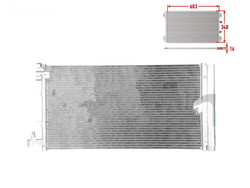 RENAULT - FLUENCE MEGANE 3 KLİMA RADYATÖRÜ YAN SANAYİ 921000005R