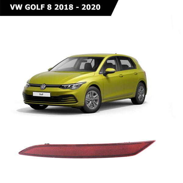 Golf 8 Arka Tampon Reflektörü Sol Yerli 2018 - 2020 5G0945105C