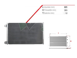 yan sanayi - KANGOO 3 KLİMA RADYATÖRÜ YAN SANAYİ 2010 SONRASI 8200455795