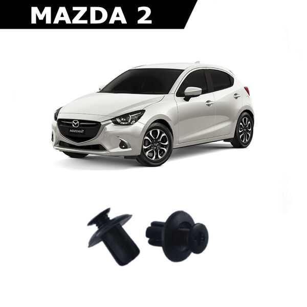 Mazda 2 Bagaj ve Davlumbaz Klipsi 100 Adetli Paket 09251833