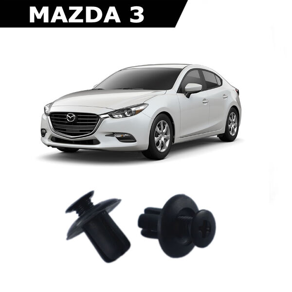 Mazda 3 Bagaj ve Davlumbaz Klipsi 100 Adetli Paket 09251833