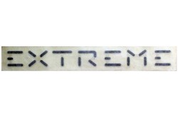 yan sanayi - MEGANE 2 ARKA BAGAJ EXTREME YAZISI 2003 - 2010 8200734259