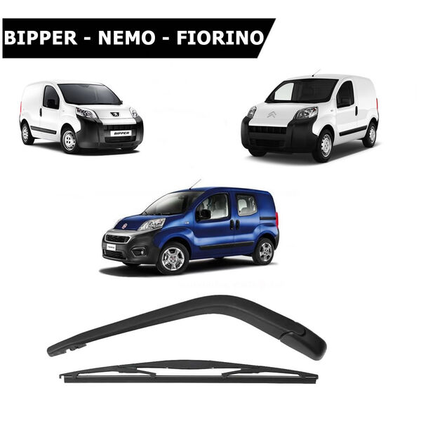 NEMO BIPPER FIORINO ARKA SİLECEK KOLU VE SÜPÜRGESİ TEK KAPI BAGAJ