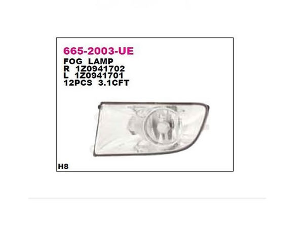 OCTAVİA SİS FARI SOL DEPO MARKA 2005-2008 1Z0941701