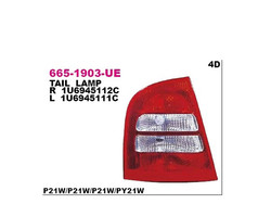 Depo - OCTAVİA SOL ARKA STOP DUYSUZ DEPO MARKA 2001-2004 665-1903