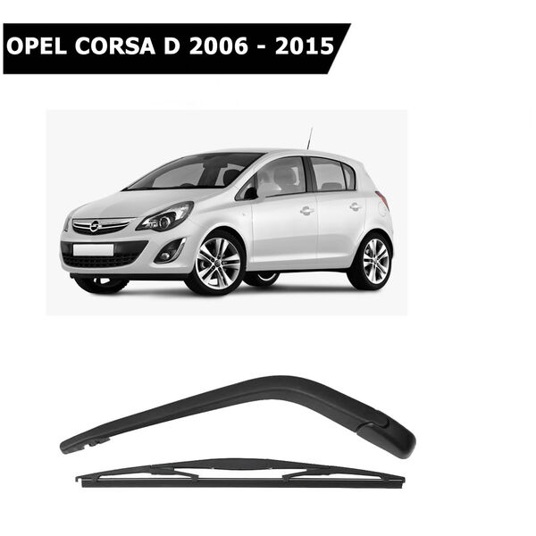 Opel Corsa D Arka Silecek Kol ve Süpürgesi Set Yerli 2006 - 2015