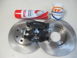İthal - PEUGEOT 106 GTI ÖN FREN DİSK ve BALATA SETİ - HEDİYELİ İthal - PEUGEOT 106 GTI ÖN FREN DİSK ve BALATA SETİ - HEDİYELİ