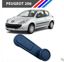 PEUGEOT 206 CAM AÇMA KOLU SİYAH 9240.95 - Thumbnail