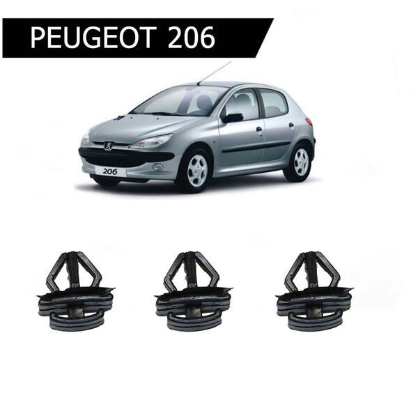 PEUGEOT 206 ÖN PANJUR BAĞLANTI KLİPSİ 25 ADETLİ PAKET 6995X3