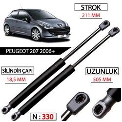 yan sanayi - PEUGEOT 207 BAGAJ AMORTİSÖR TAKIMI YAN SANAYİ 2002 - 2009 8731L7 yan sanayi - PEUGEOT 207 BAGAJ AMORTİSÖR TAKIMI YAN SANAYİ 2002 - 2009 8731L7