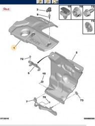 Orjinal - PEUGEOT 308 MOTOR ÜST KAPAK MUHAFAZA ORJİNAL Orjinal - PEUGEOT 308 MOTOR ÜST KAPAK MUHAFAZA ORJİNAL