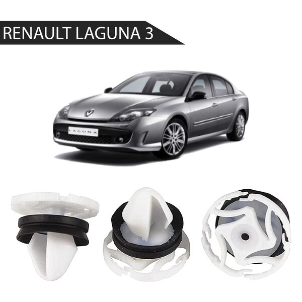 Renault Laguna 3 Kasa İç Döşeme Klipsi 100 Adetli Paket 9345ZN