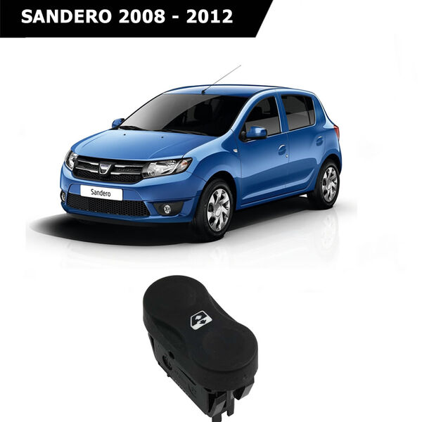 Sandero Cam Düğmesi Yan Sanayi 2008 - 2012 8200325065