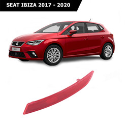 yerli üretim - Seat Ibiza Arka Tampon Reflektörü Sol Yerli 2017 2020 6J3945105D yerli üretim - Seat Ibiza Arka Tampon Reflektörü Sol Yerli 2017 2020 6J3945105D