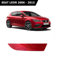 yerli üretim - Seat Leon Arka Tampon Reflektörü Sol 2006 2013 1P0945105E yerli üretim - Seat Leon Arka Tampon Reflektörü Sol 2006 2013 1P0945105E