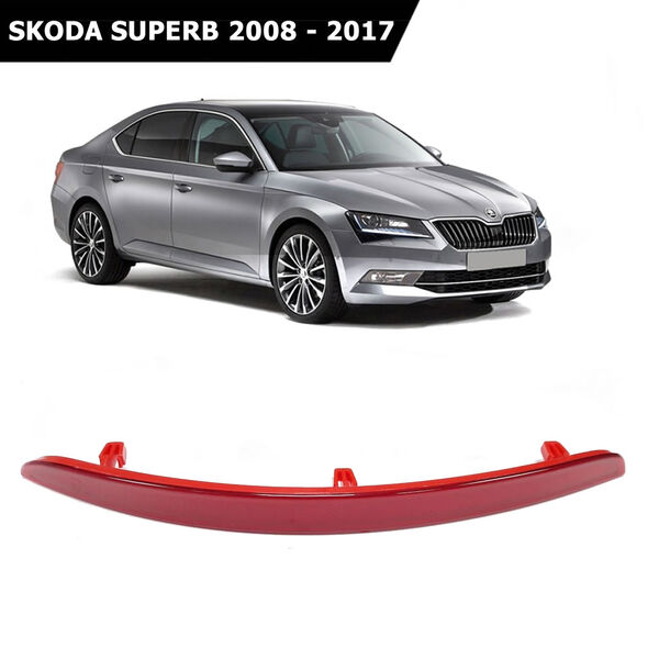Skoda Super B Arka Tampon Reflektörü Sağ 2008 - 2017 3T9945106
