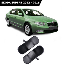 yerli üretim - Skoda SuperB Ön Silecek Su Fiskiye Memesi İkili Takım 5m0955985c