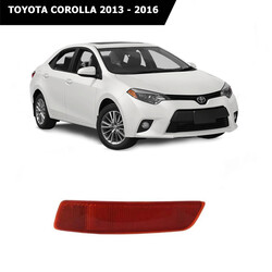 yerli üretim - Toyota Corolla Arka Tampon Reflektörü Sol 2013 - 2016 8192030040