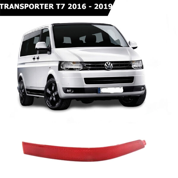 Transporter T7 Arka Tampon Reflektörü Sağ Yerli 2016 - 2019