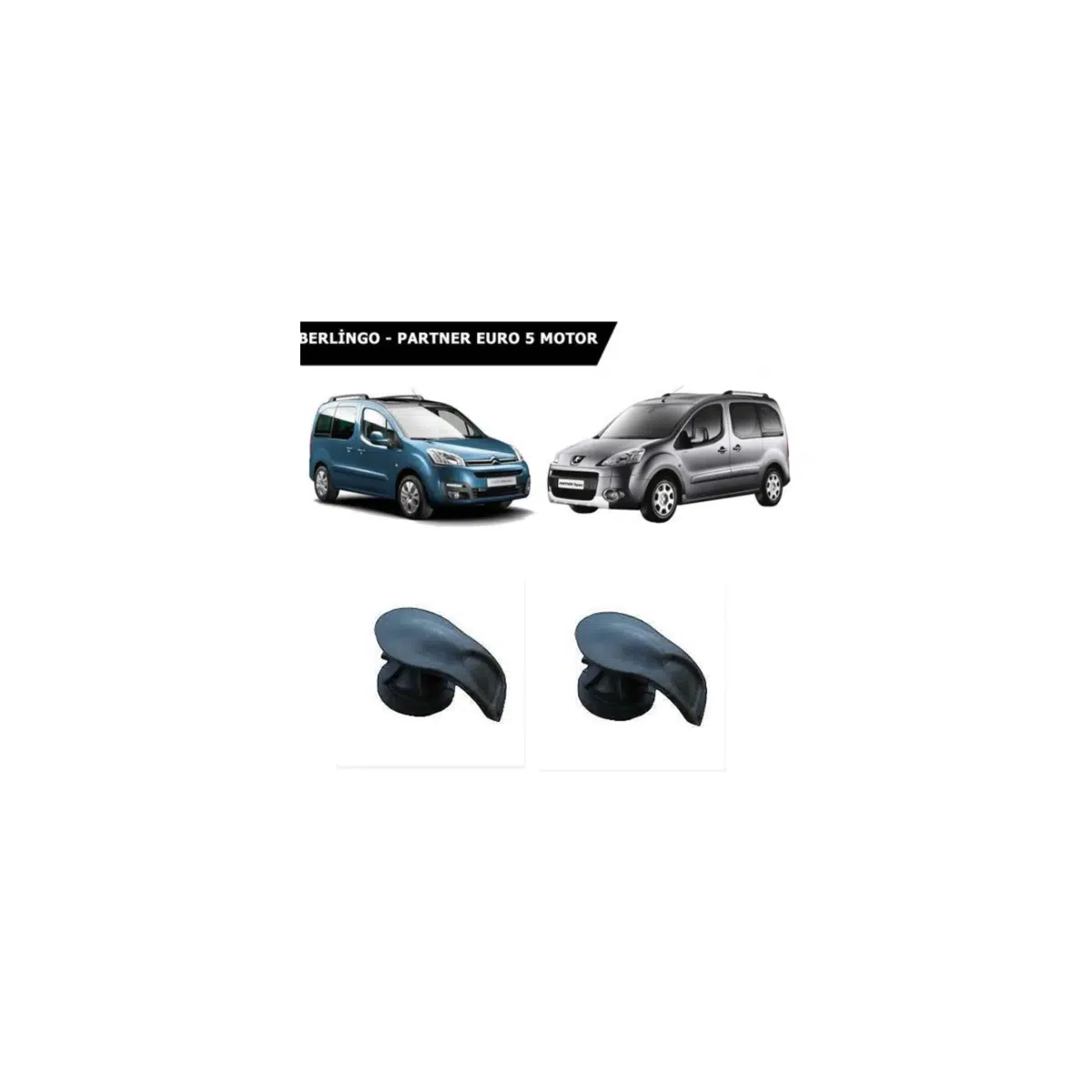 AR Oto Market Cıtroen Berlingo Euro 5 Motor Üst Koruma Kapak Takma Aparatı Takım 0137G0