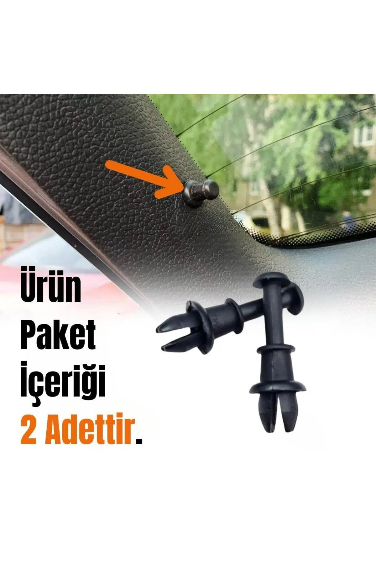 Arka Bagaj Kapağı Pandizot Askı Pimi Skoda Karoq 2018-2022 1M6867574A 2 ADET