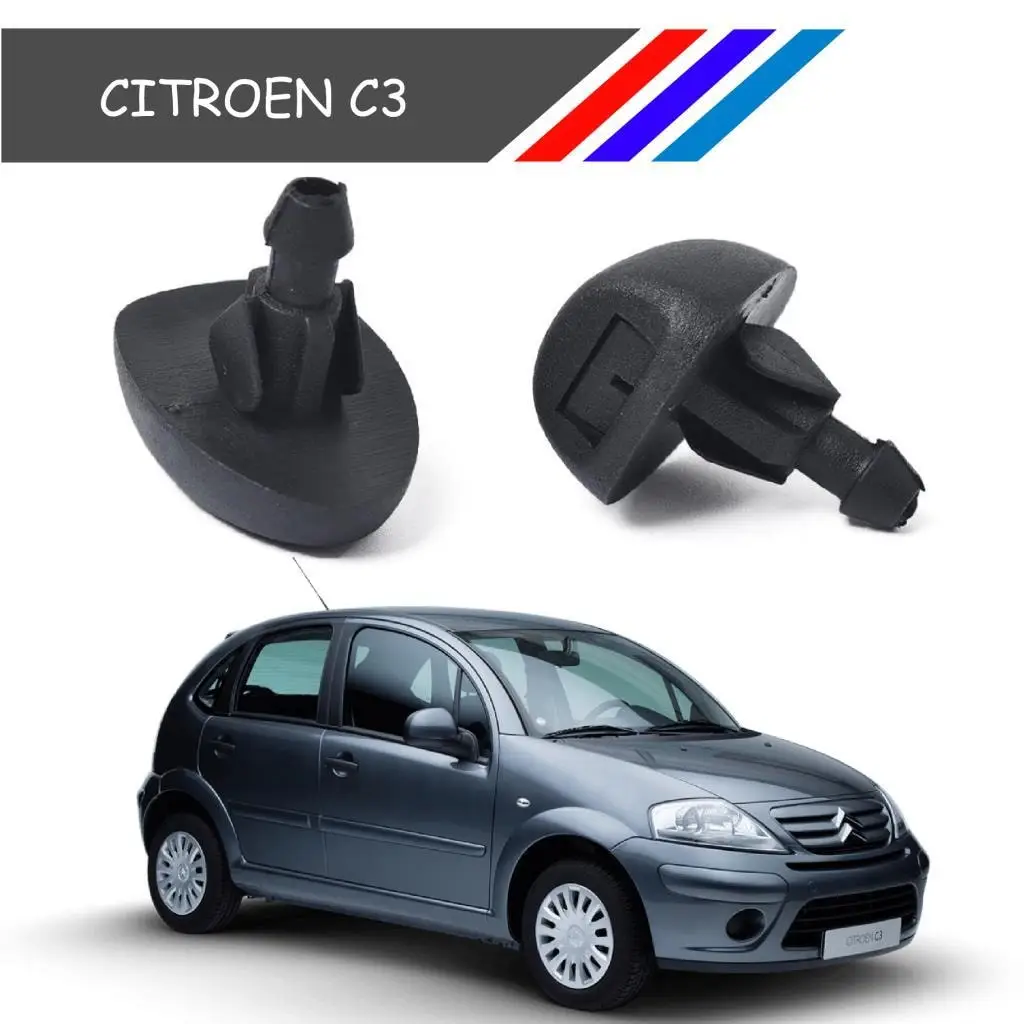 Citroen C3 Ön Cam Su Fiskiye Memesi İkili Takım 2002-2009 6438V8