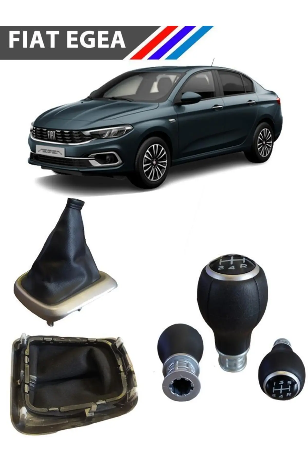 Fiat Egea 5 Ileri Vites Topuzu Ve Körüğü Gri Detaylı 2016 2020 Fiat Egea 5 Ileri Vites Topuzu Ve Körüğü Gri Detaylı 2016 2020