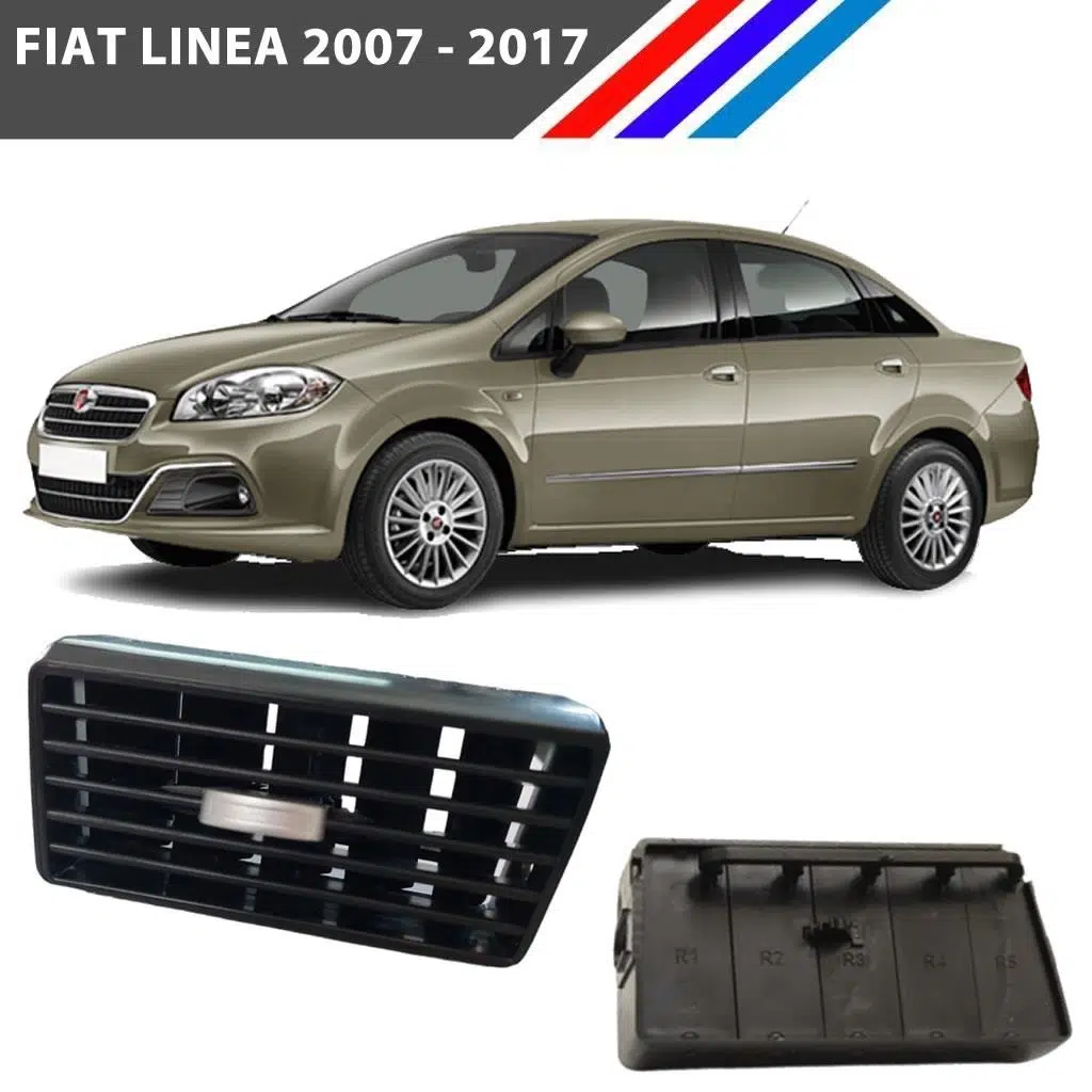 Fiat Linea Havalandırma Izgarası Yan Köşe Kısım Sağ Krom Düğmeli