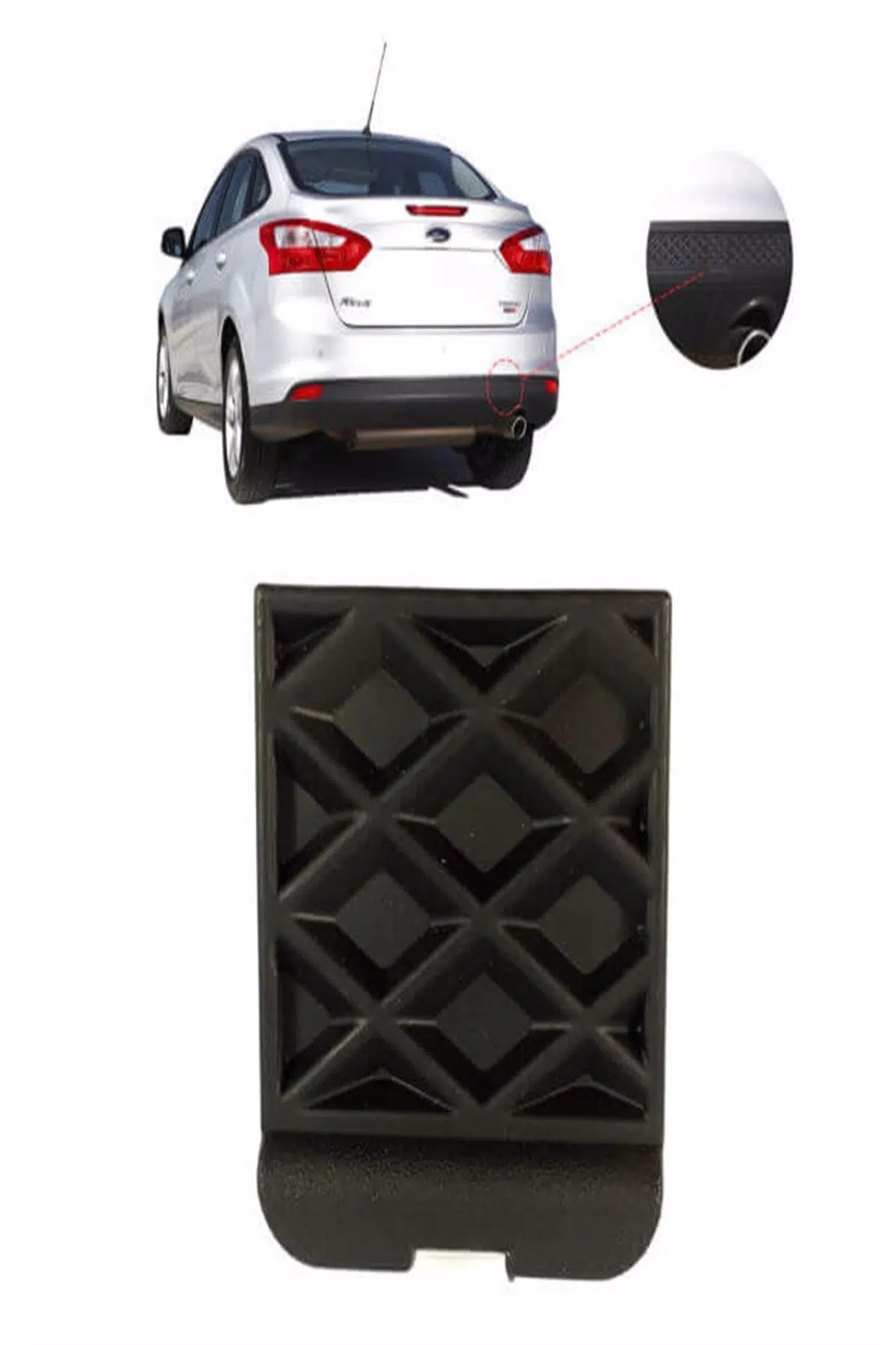 Ford Focus 3 Sedan Arka Tampon Çeki Demir Kapağı 2011-2018 BM51F17K922AA