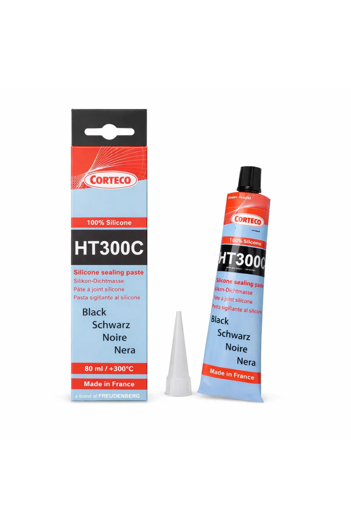 HT300C Siyah Sıvı Conta 80Ml 300°C Isıya Dayanıklı