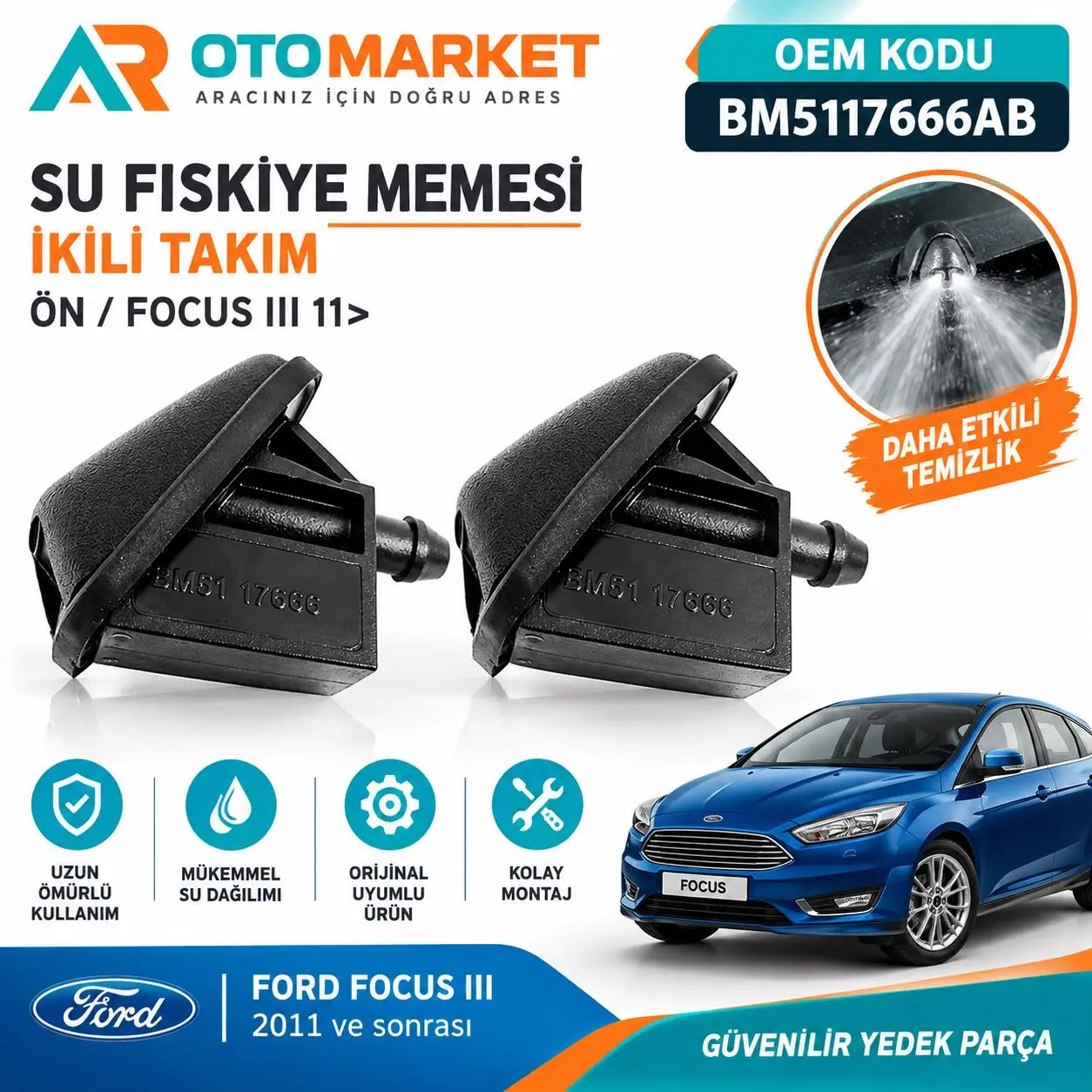 Su Fiskiye Memesi İkili Takım Ön Focus III 11> BM5117666AB