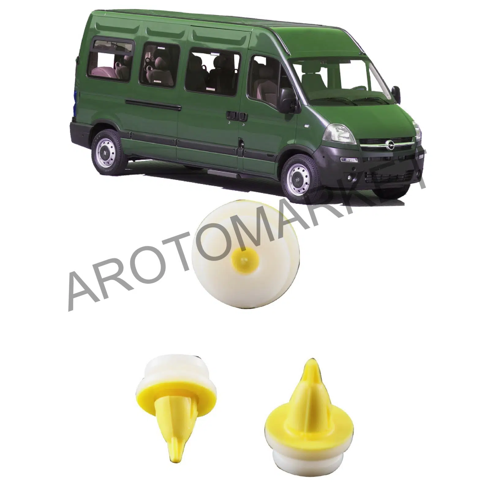 OPEL MOVANO KAPI PANO KLİPSİ 50 ADETLİ PAKET 7703077250