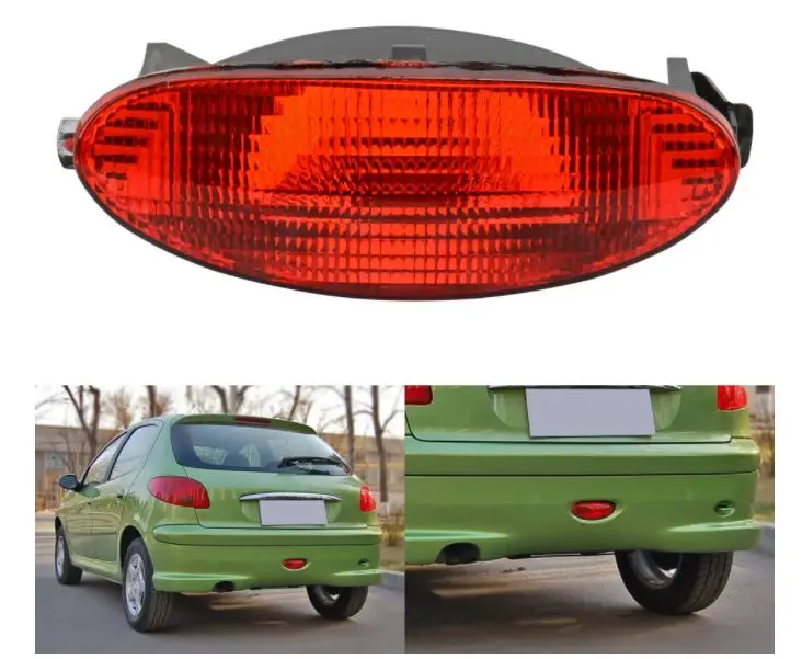 PEUGEOT 206 HATCHBACK ARKA TAMPON SİS LAMBASI DUYLU YAN SANAYİ 1997-2008 6351K5