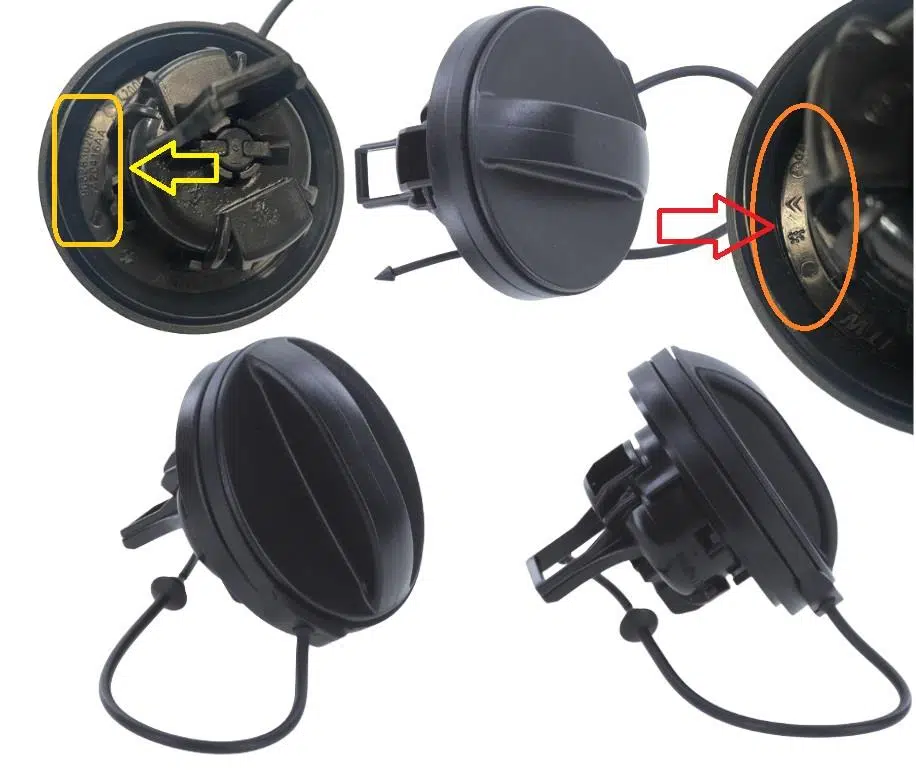 Citroen C-Elysee, C3, C4, C5, C6 ve C3-XR Yakıt Dolum Kapağı 1508N7